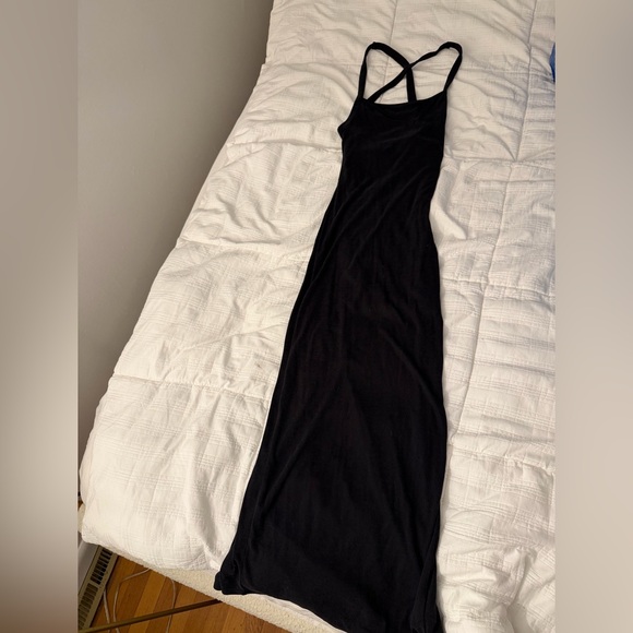silence + noise Dresses & Skirts - Silence + Noise Strappy Black Maxi Dress